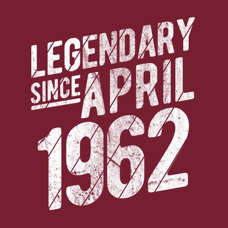 Retro 60th Birthday Gift Legendary Since April 196