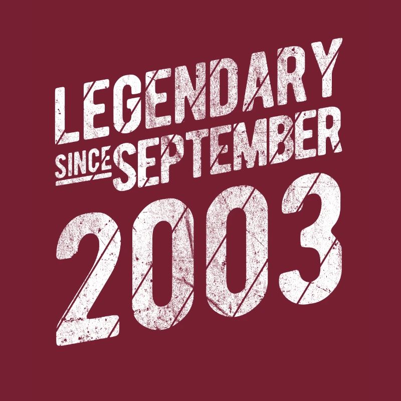 20th Birthday Gift Legendary Since September 2003