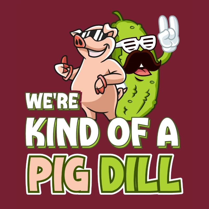 Drôle d’amoureux du concombre Jeu de mots Une sorte de cochon d