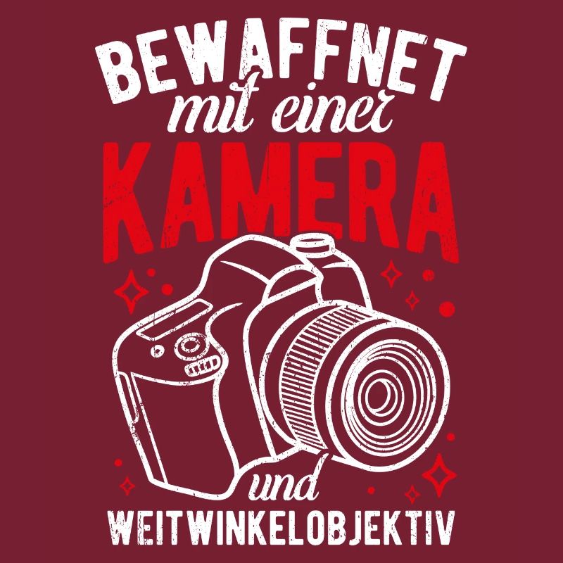 Bewaffnet mit einer KAMERA und WEITWINKELOBJEKTIV