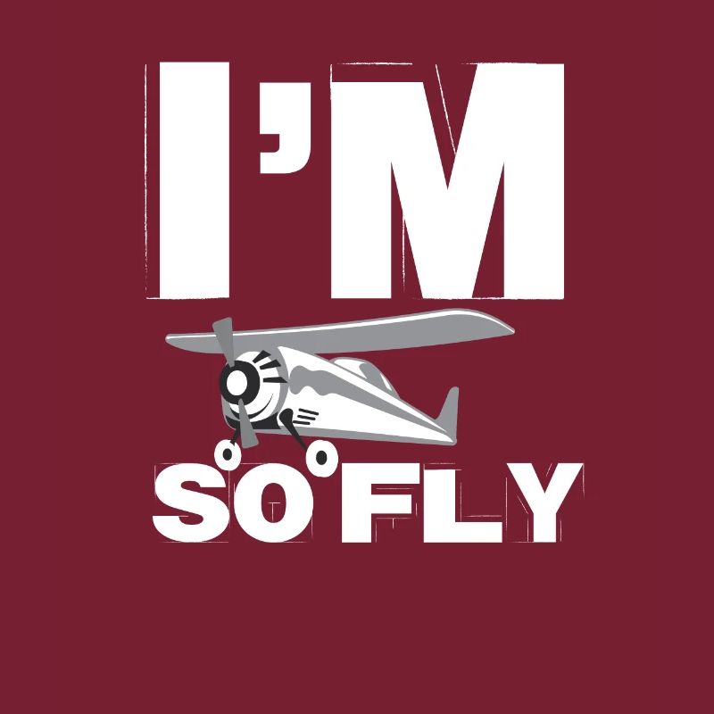 Flugzeug "I'm so Fly" Flieger Pilot Geschenk Idee