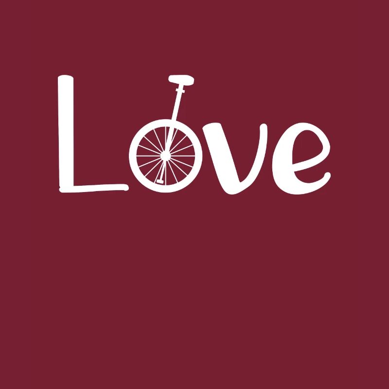 Einrad Love liebe - Einradfahrer