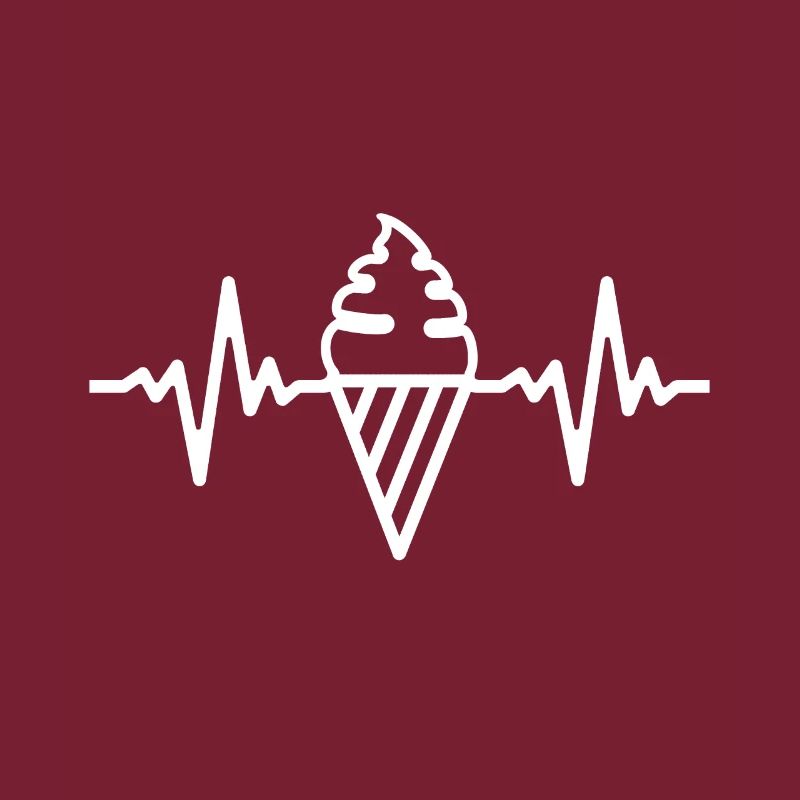 Softeis Eiskugel Herzlinie Eisliebhaber & Gastro