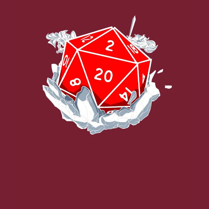 Gamer Dungeon RPG Cube Tabletop Funny Gift