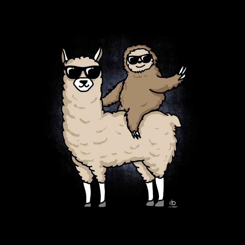 Llama and sloth gift
