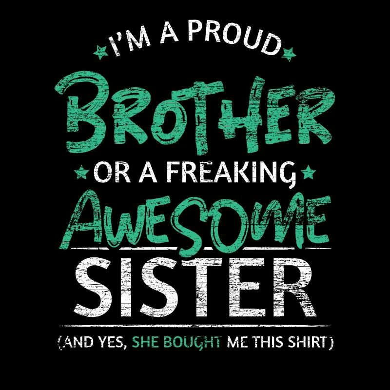 Stolzer Bruder Schwester