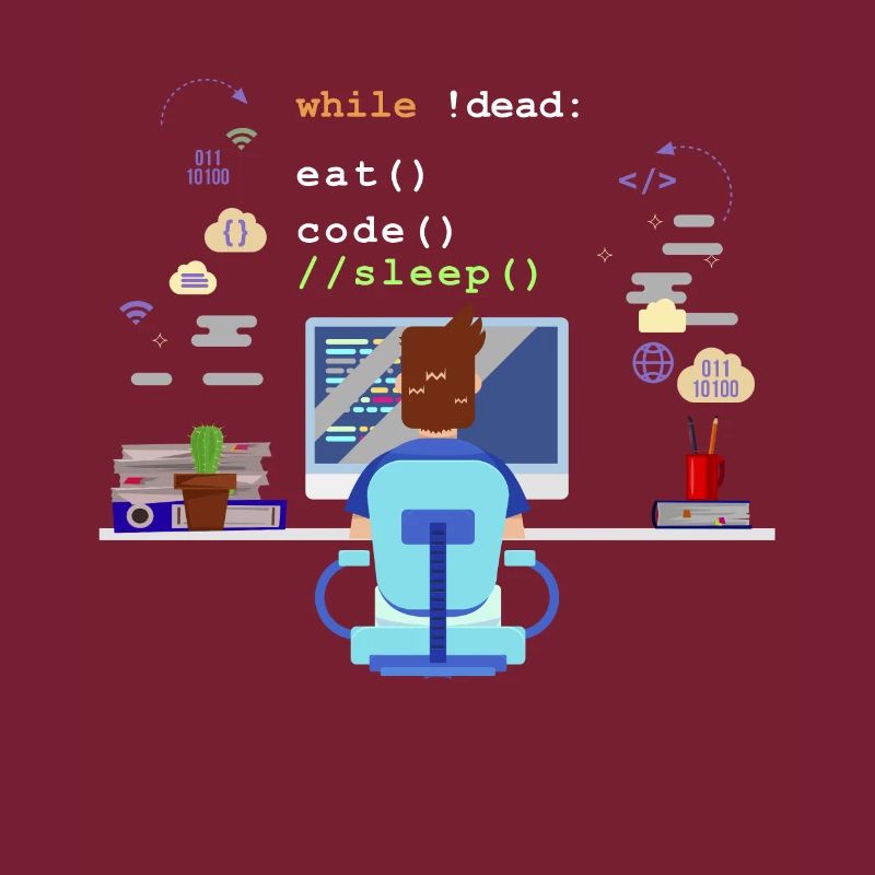 Eat Sleep Code Computer Science Programming