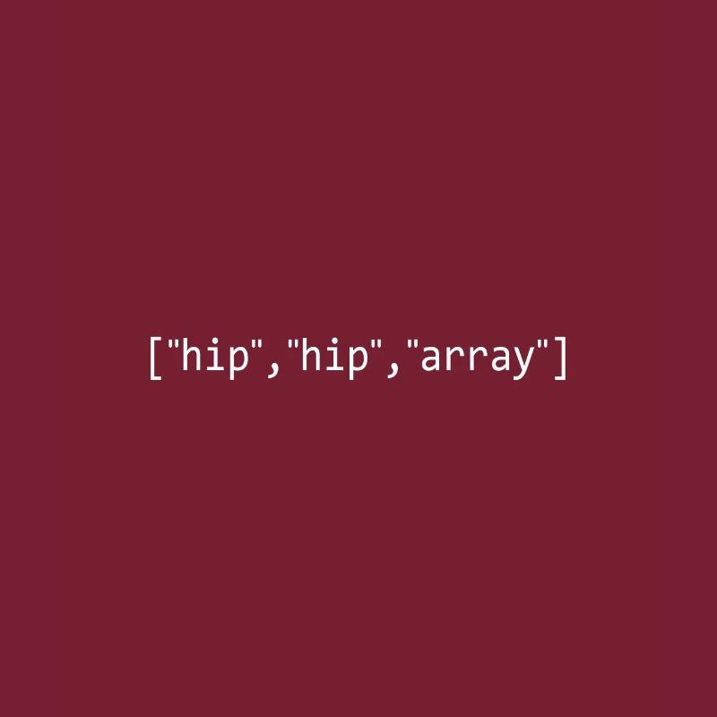 Hip,hip, array