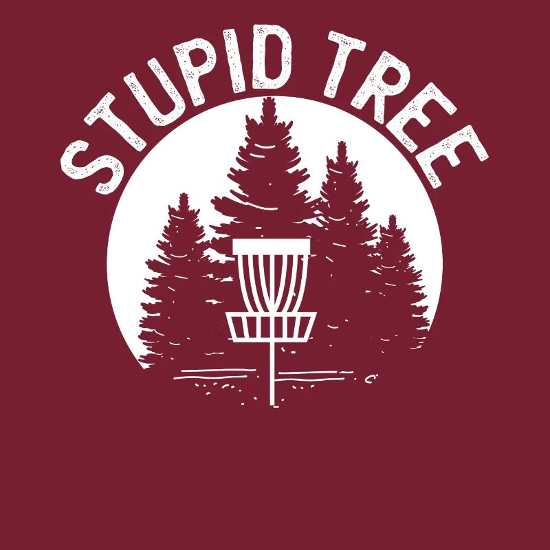 Dummer Baum - Distressed Disc Golf Designs