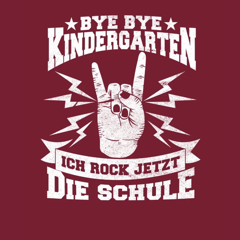 Erstklässler Schule Rocken Einschulung Spruch