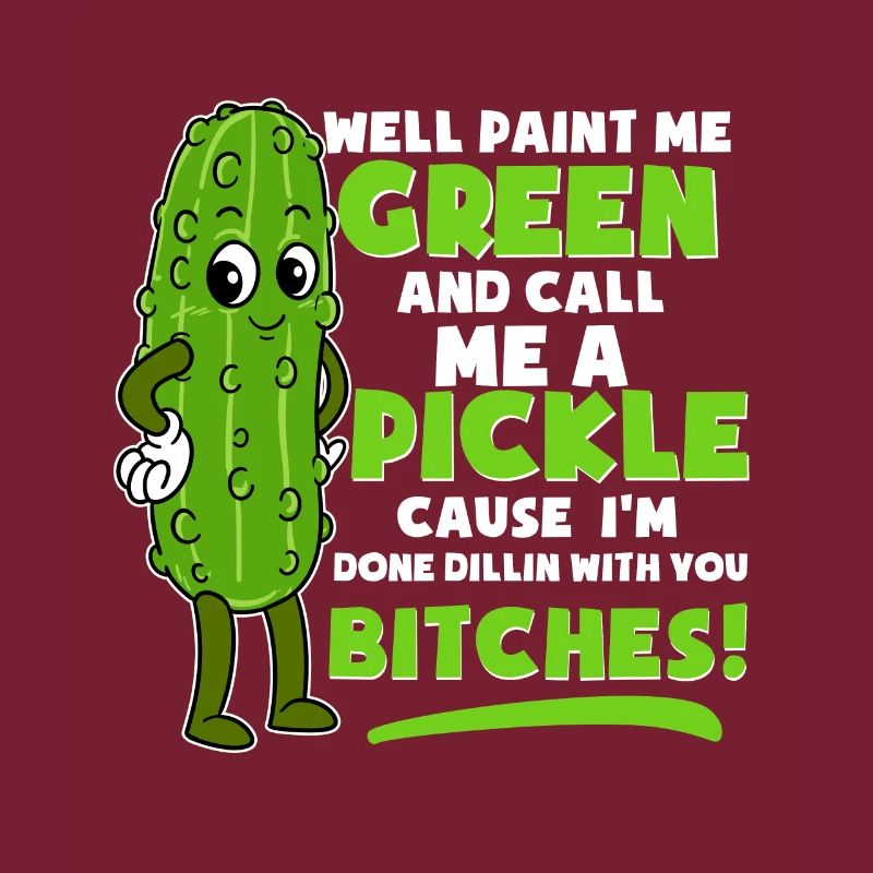 Funny Call Me Cucumber Gherkin blague de Gürkchen