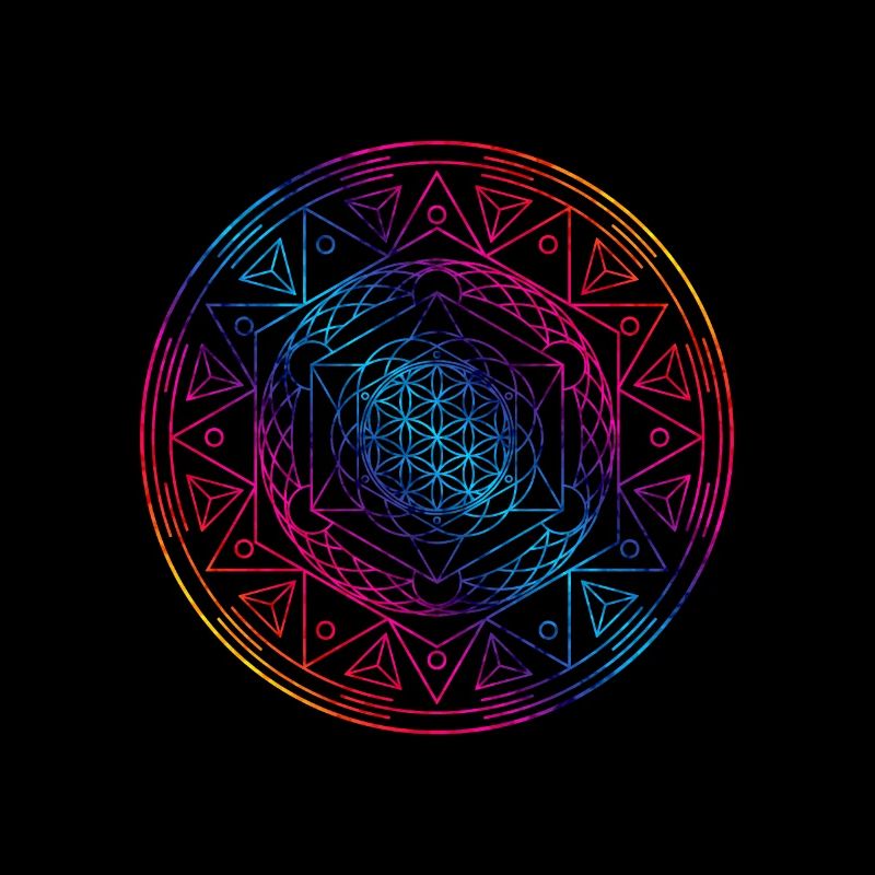 Sacred Geometry TetraFlower