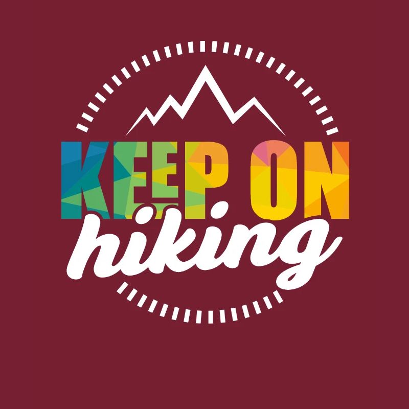 Supportive Keep On Motivational Hiking