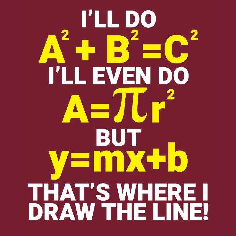 Ill Do ABC Thats Where I Draw The Line math teache