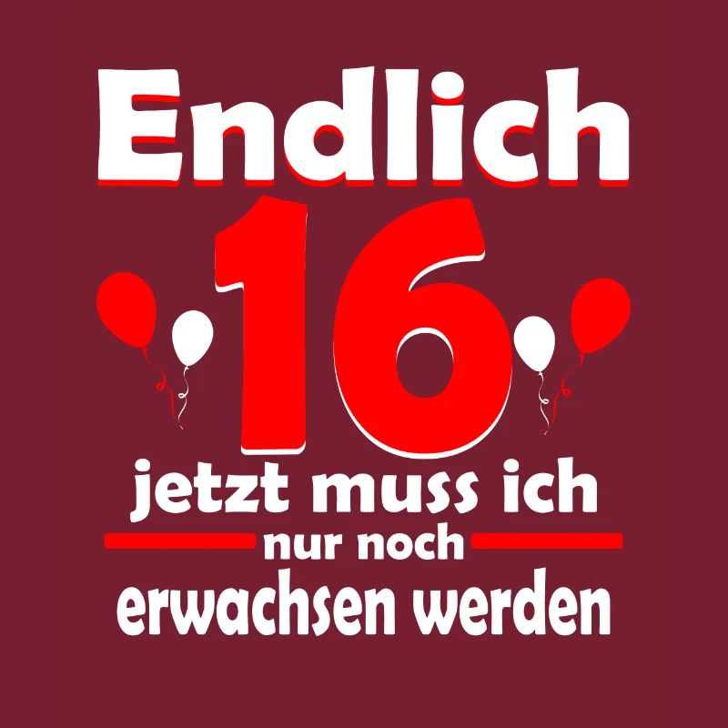 Endlich 16 Erwachsen werden Geburtstag Geschenk