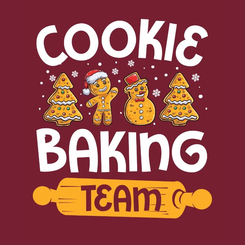 Back Team Bäcker Weihnachten Cookie Baking Lebkuch