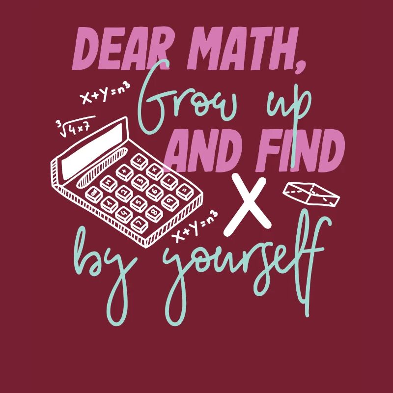 Math math gift girl