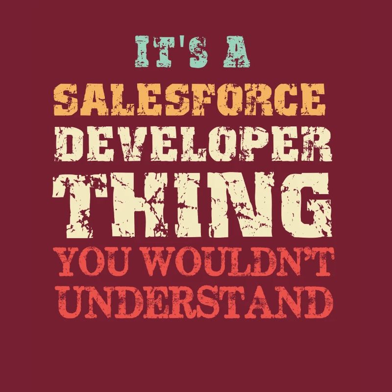 It's a Salesforce Developer Thing Vintage Funny
