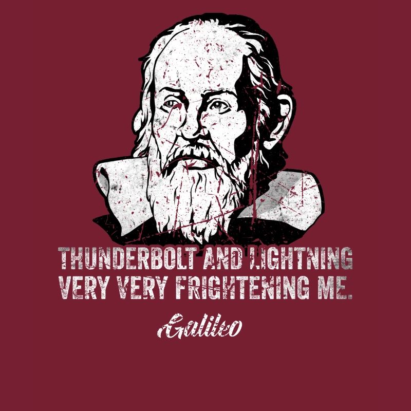Thunderbolt lightning Galileo Philosoph Physik