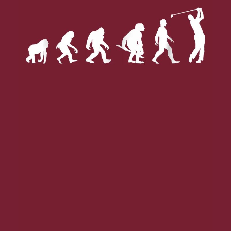 Golfeur Evolution Funny Golfer