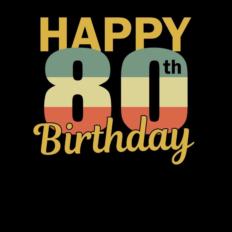 80 ans 80e anniversaire