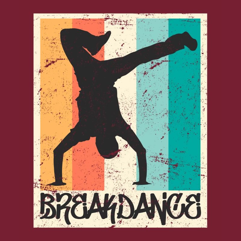 Breakdance Vintage B-Boy Breakdancer
