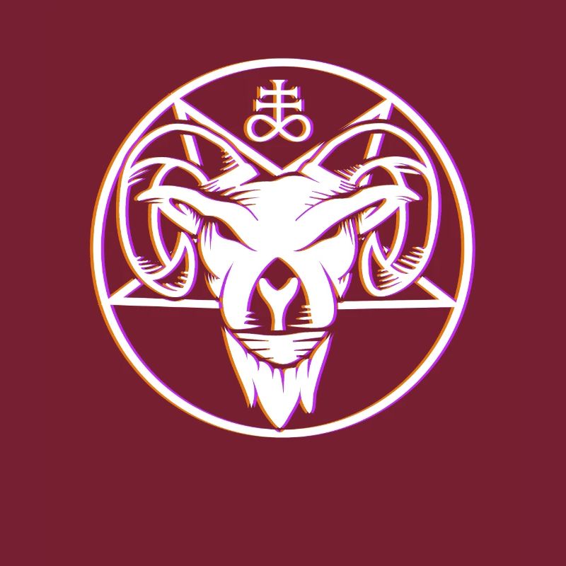 Baphomet Teufel Ziege Satan Symbol Bafomet