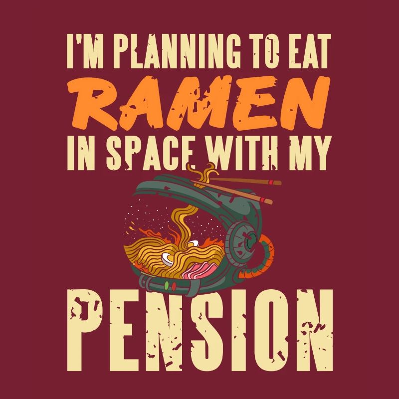 Planifier de manger des ramen dans l’espace avec ma pension