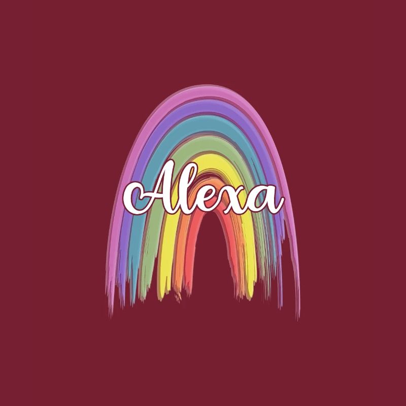 ALEXA Rainbow Cursive