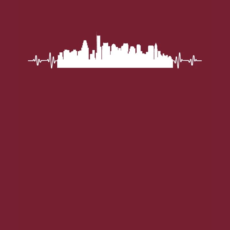 Boston Heartbeat Pulse Skyline