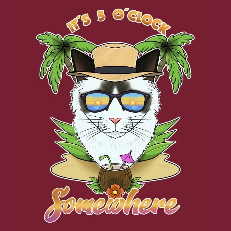Il est 5 OClock quelque part en buvant Ragdoll Cat