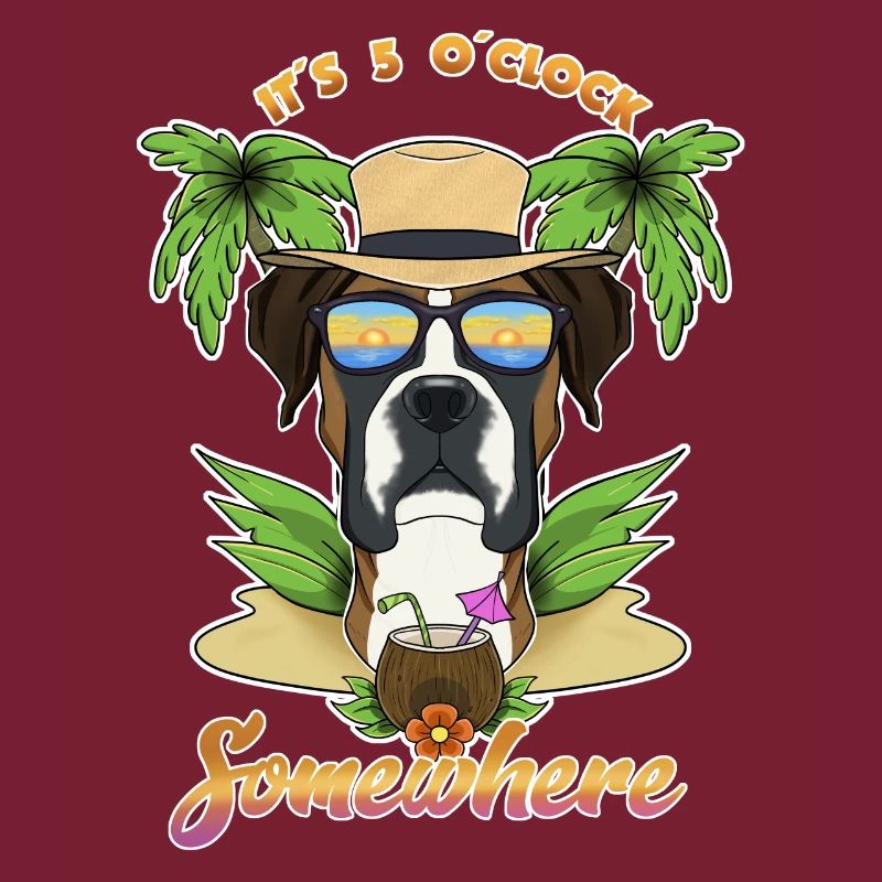 C’est 5 oclock quelque part en train de boire boxer