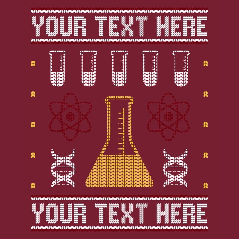 Custom Science Custom Pull de Noël moche