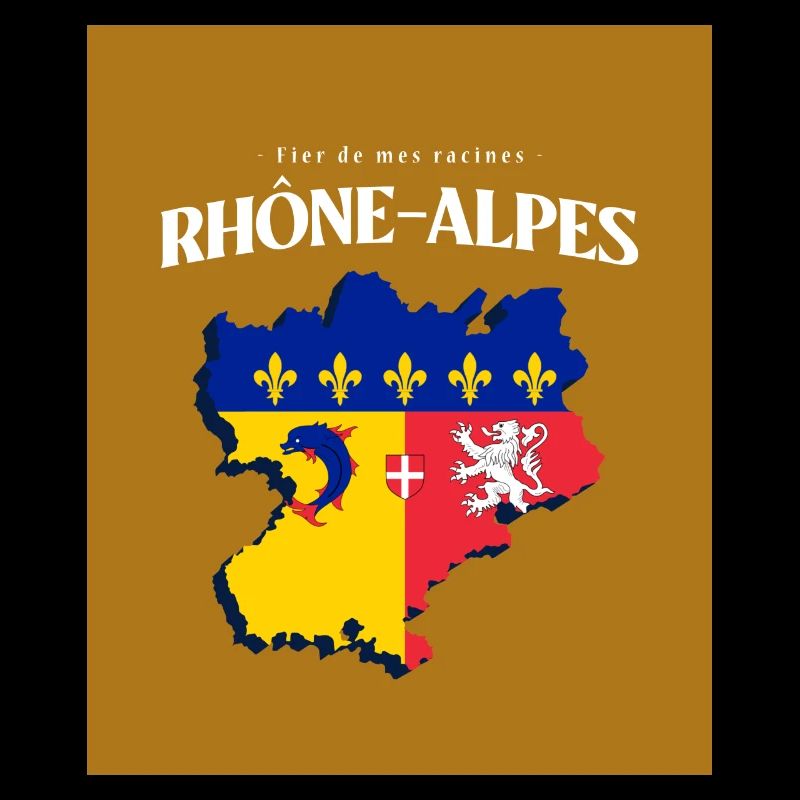 Fier de mes Racines Rhône-Alpes Or