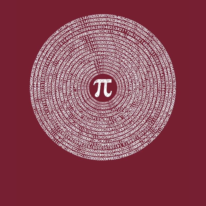 10000 chiffres Pi signe math amoureux math math