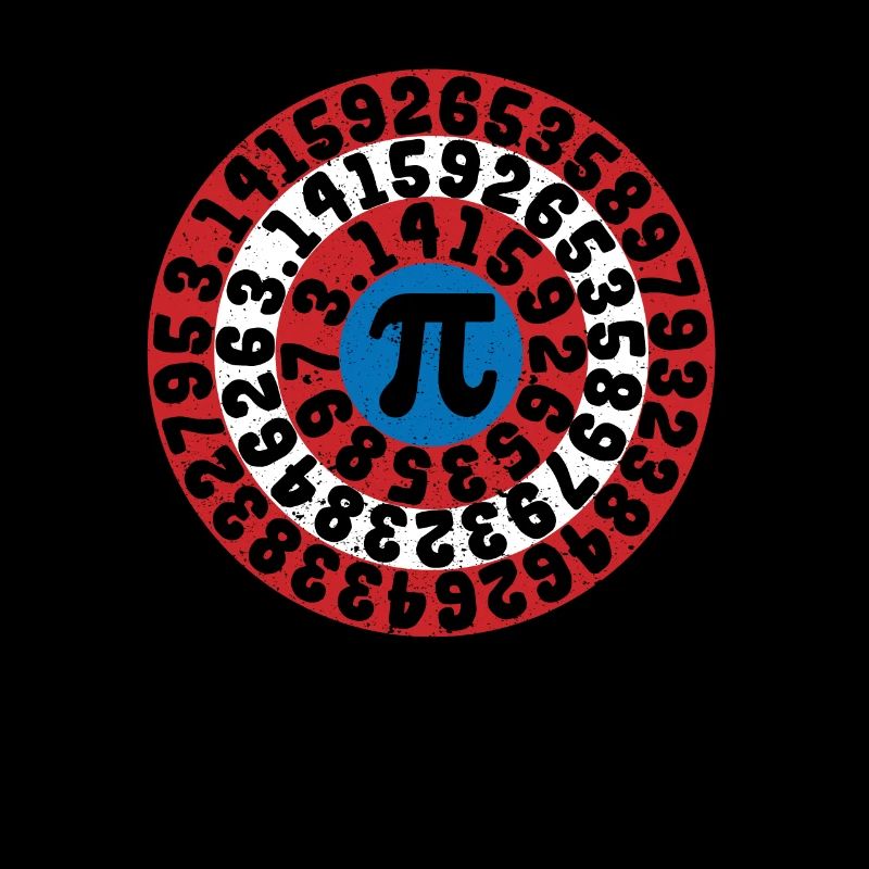 Mathématicien Capitaine Pi Super-héros Math Nerd Geek