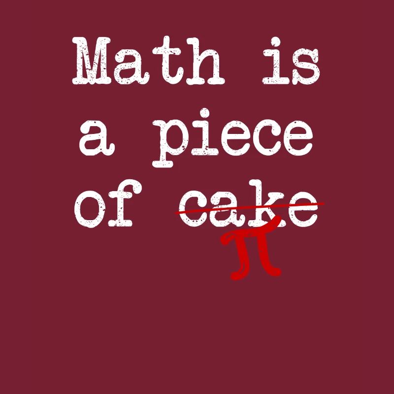 Math est un morceau de gâteau Pi Day drôle 3.14 Math