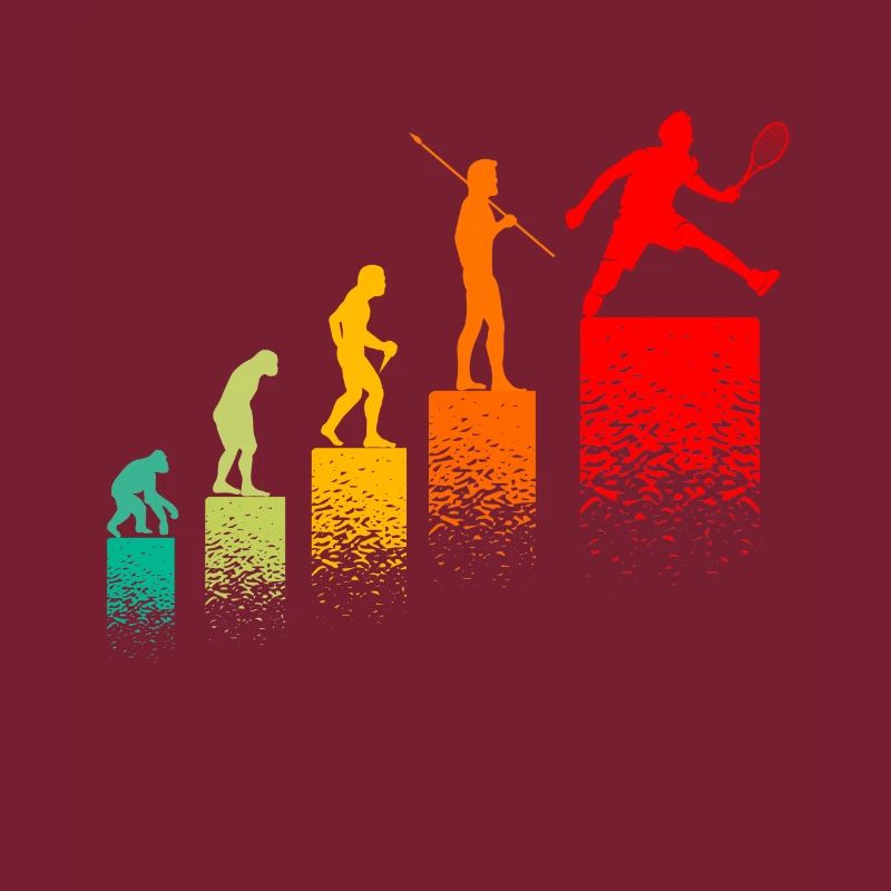 Evolution Tennisman gift idea Tennis Player