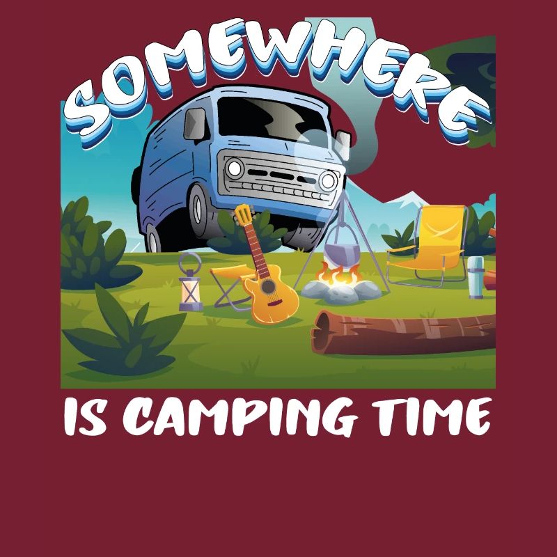 Somewhere is camping time