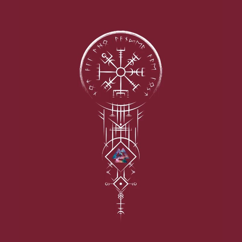 Celtic Vikinger Vegvisir compass Vikings
