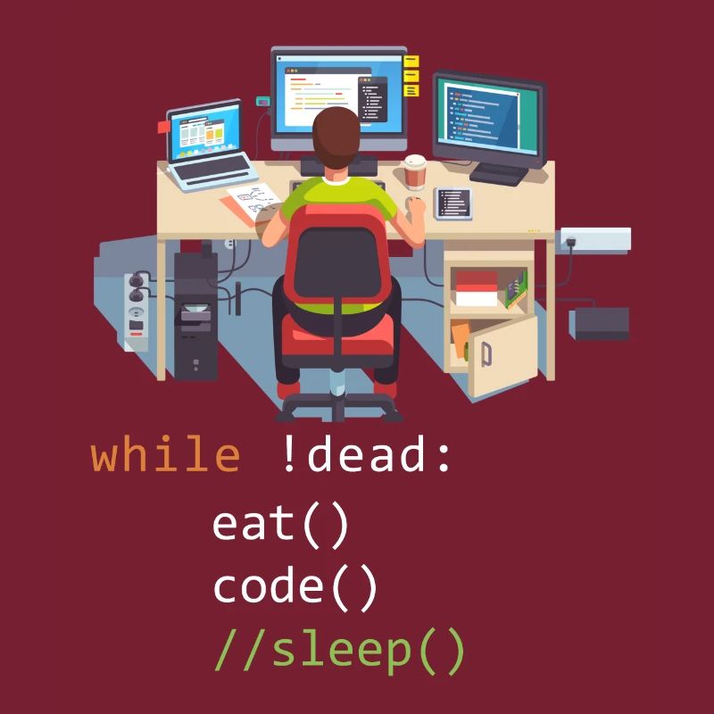 Informatik Python Programmierer Eat Code Sleep