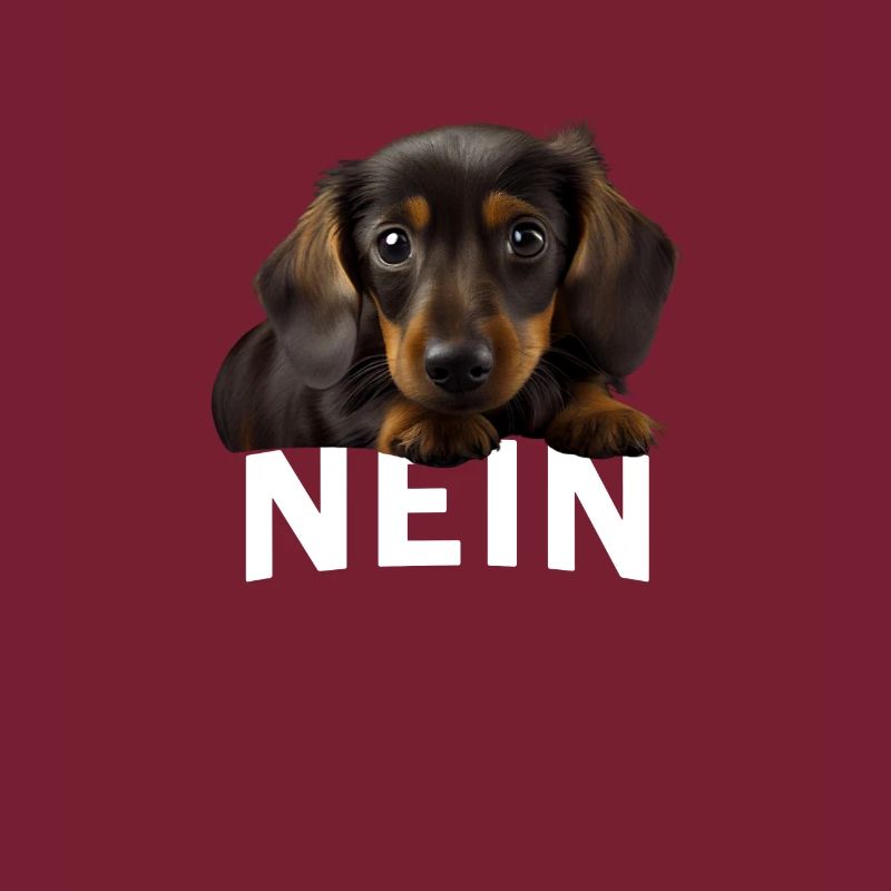 Statement Dachshund, Nö Fun, Einfach Nö, Nein