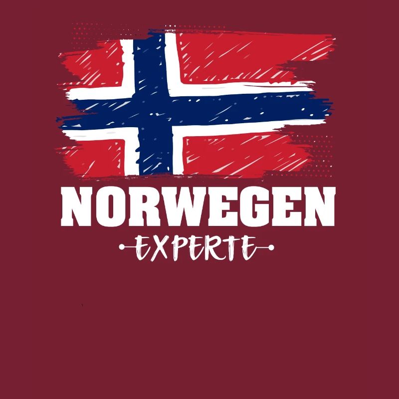 Norwegen Experte Flagge Urlaub Geschenk