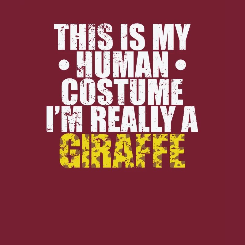 This is my Human Costume I'm Really a Giraffe