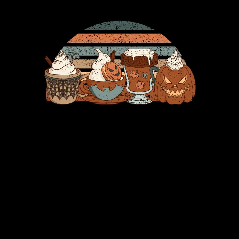 Horror Herbst Kaffee Pumpkin Spice Latte Iced