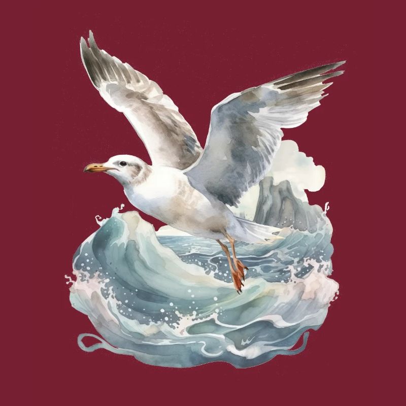 realistic seagull