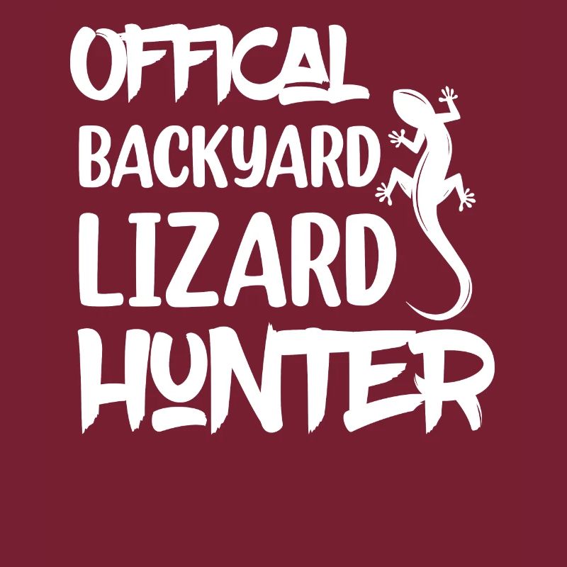 Offical Backyard Lizard Hunter Lizard Lover Reptil
