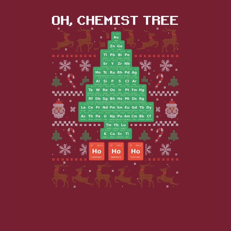 Oh Chemist Tree Joyeux Noël moche