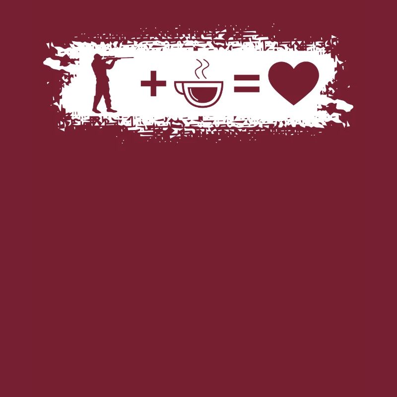Grunge Rectangle - Heart - Coffee - Guy on the Jag