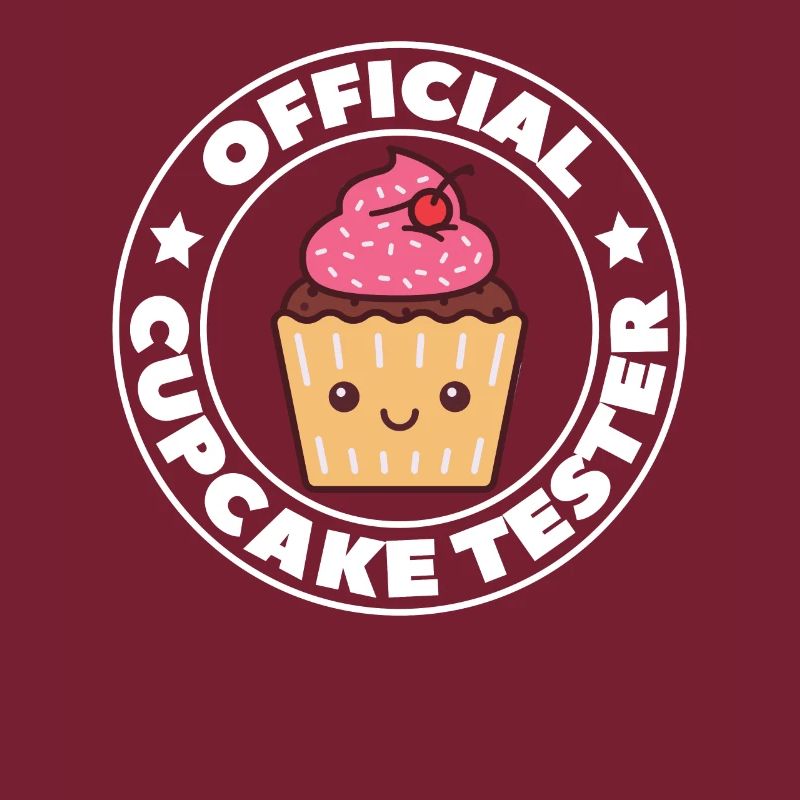 Official Cupcake Tester Baking Cute Baker Pastry C
